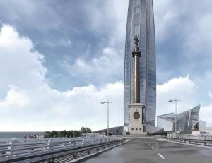 Проект самой высокой в мире колонны представлен градсовету Петербурга.